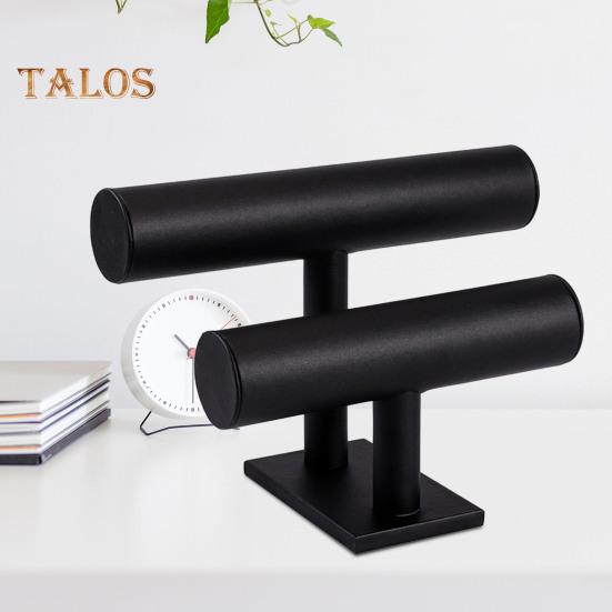 Supporto per Bracciali a Doppio Livello Supporto Espositore per Bracciali Orologi Gioielli Supporto Orizzontale da Tavolo per Camera da Letto Comò Tavolo
