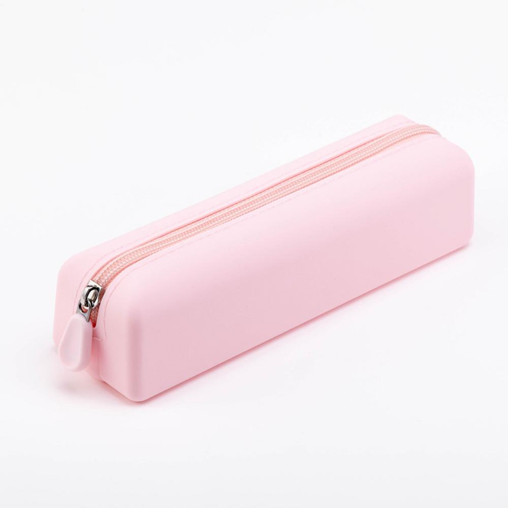 Large Capacity Pen Bag with Zipper Cosmetics Storage Bag Portable Pencil Case  Stationery