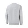 Li Ning Sweatshirts Men's Heather Gray Crew Neck Moderate AWDV299-2
