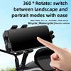 Motorcycle Phone Mount Holder Motorcycle Cellphone Mount, Bike Phone Handlebar Clamp for 4.7-7inch Phone