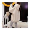 Hooded Sweatshirt for Women In Autumn Winter Velvet Thickening Korean Version Fashionable and Versatile Long-sleeved Top