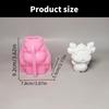 3D Weihnachts-Elch Kerzenform Handgemachte Silikonformen Gussformen Ornamentformen Gipsformen Bastelbedarf