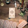 ERINGOGO Wooden Tarot Box with Large Pentagram and Card Stylish Accessory for Tarot Enthusiasts Capacity, Design, Storage,
