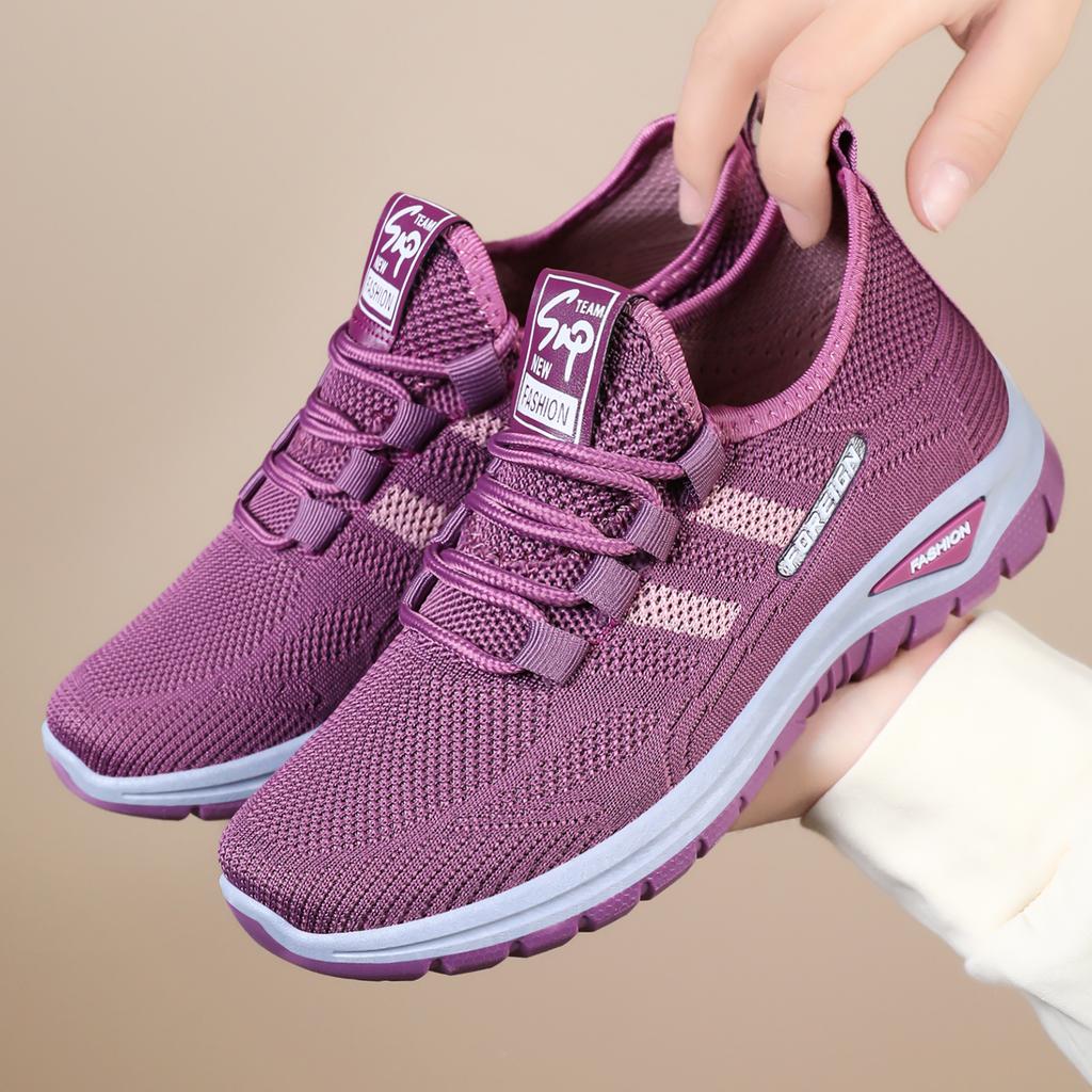 Damenschuhe Frühling Outdoor Atmungsaktive Mesh-Schuhe Mode Freizeit-Schuhe Damen Niedriger Schaft Damen Sportschuhe Einzeln Freizeit Täglich Bequem Leichte Sneakers