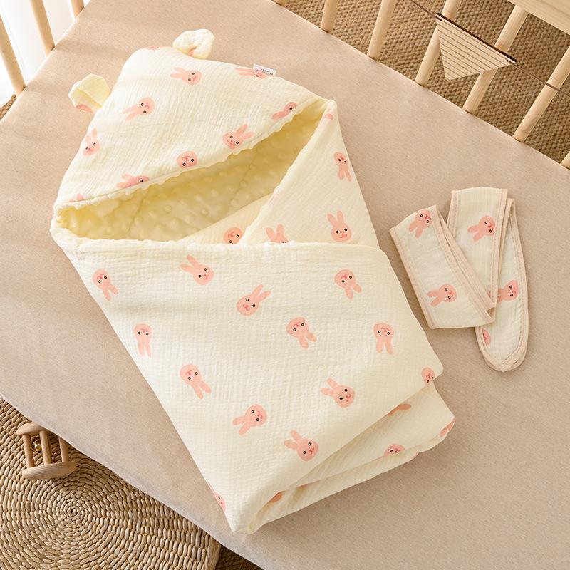 Baby Quilt Delivery Room Newborn Baby Bean Velvet Quilt Newborn Supplies Floral Blanket Spring And Autumn Thin Style