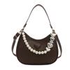 Pearl Handbag Women's 2025 New Trendy Korean Niche Underarm Bag Premium Foreign Messenger Bag Shoulder Bag