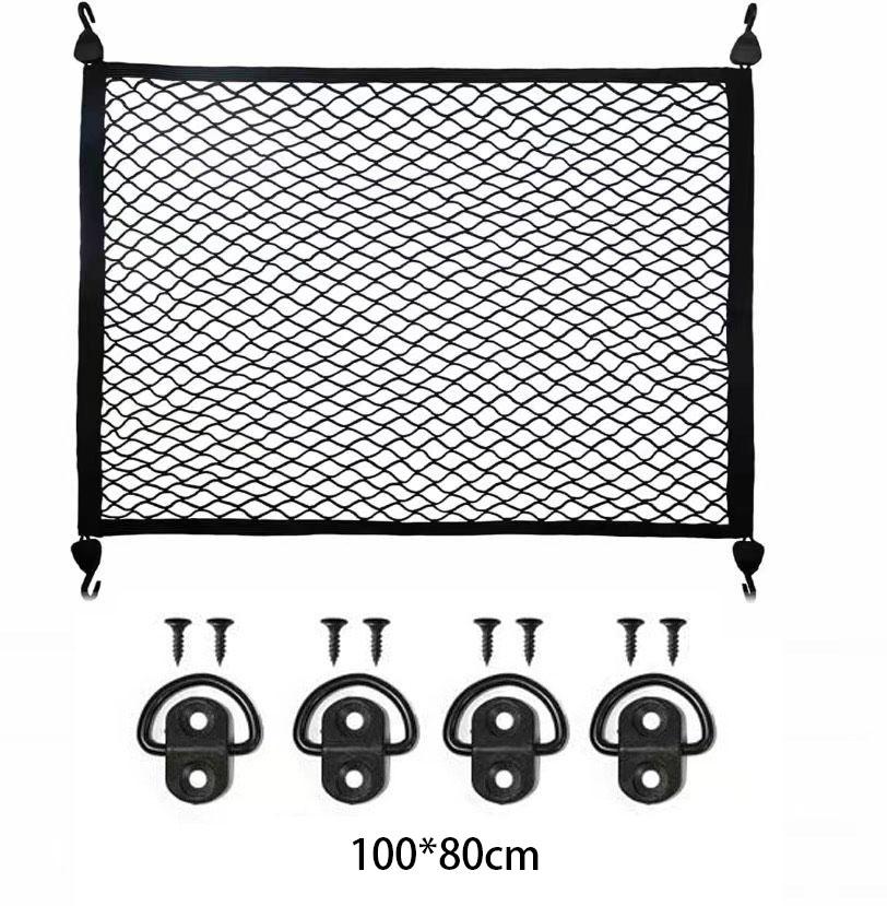 Hunde Auto Trennnetz Haustier Auto Trennwand Rücksitz Trennnetz für Pickups, SUV, Limousinen in voller Größe Haustier Rückhaltesystem Auto Rücksitz Trennwand Fahrzeuggitter Laderaum