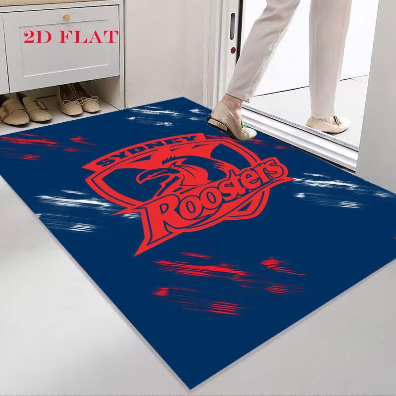 Sydney Roosters Glory Carpet Rug for Living Room Bedroom Home Sofa Decoration,Kids play Nonslip Floor Mat