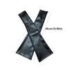 Long Arm Warmer Fingerless Gloves Black Women Gloves PU Leather Gloves  Dance Performance