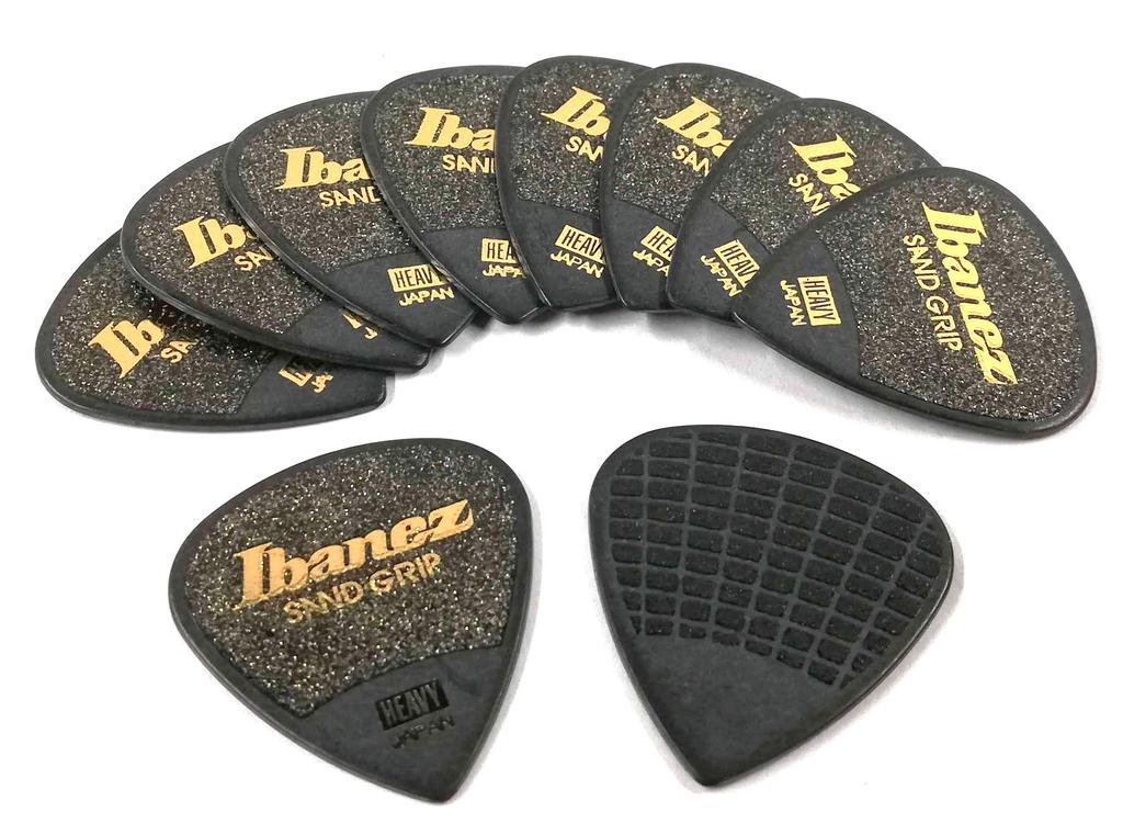 IBANEZ ТЯЖЕЛЫЙ медиатор для гитары x 10 шт. PA16HSG-BK 1,0 мм