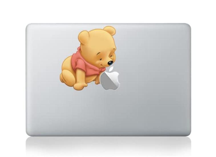 Winnie the Pooh Compatible with All Macbooks Sticker 12.120-1