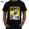 T-shirt Uomo Moda Streetwear Nera Personalizzata Money Team MAYWEATHER CoolTops Magliette Poster Personaggio