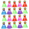 6Pcs EVA Badminton Shuttlecocks Rainbow Ball Head Badminton Trainer Durable Badminton Ball  Outdoor