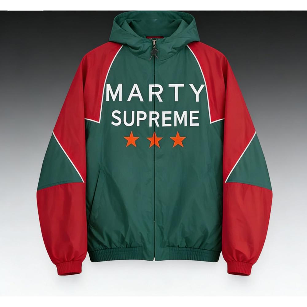Women Contrast Panel Hooded Unisex Lightweight Wind Jacket Front Zipper Letter Star Graphic Loose Outerwear Daily Casual Streetwear