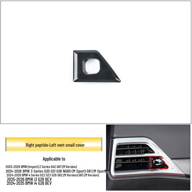 

BMW 2, 3, 4 Series Air Vent Knob & i3/i4 G28 Vent Adjustment Lever Accessory