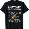 Anatomy of A Fast Pew Pewer Funny Rifle Gun Owners Gift T-Shirt 100% Cotton O-Neck Short Sleeve Summer Casual Mens T-shirt