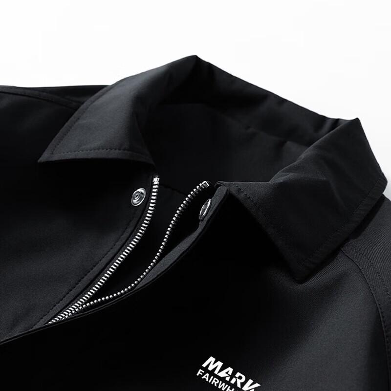 Mark Huafei Men's Casual Lapel Windproof Jacket