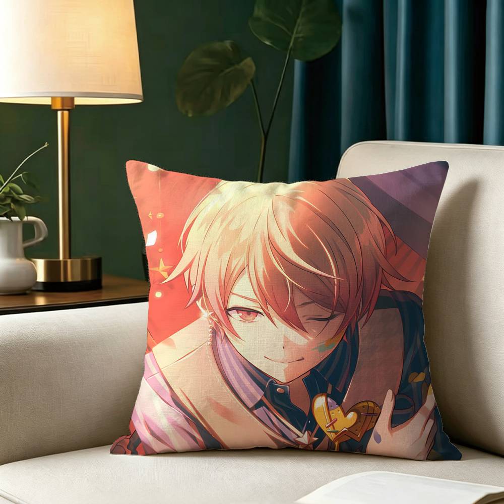 T-Tenma T-Tsukasa Square Double-Sided printed Pillow Case Bedroom Bedside Pillow Sofa Cushion Cover