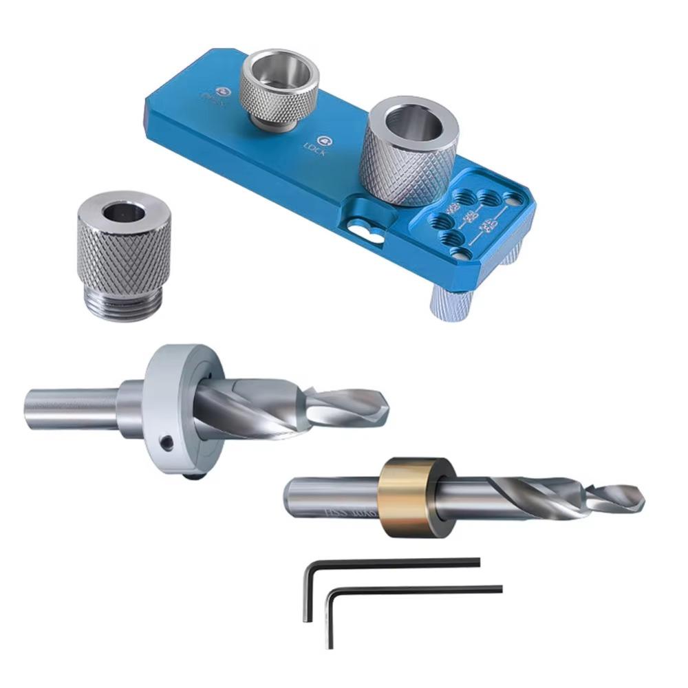 Aluminum Alloy Aluminum Profile Drilling Guide Adjustable Design Countersunk Step Drill Drill Guide Tool High-strength