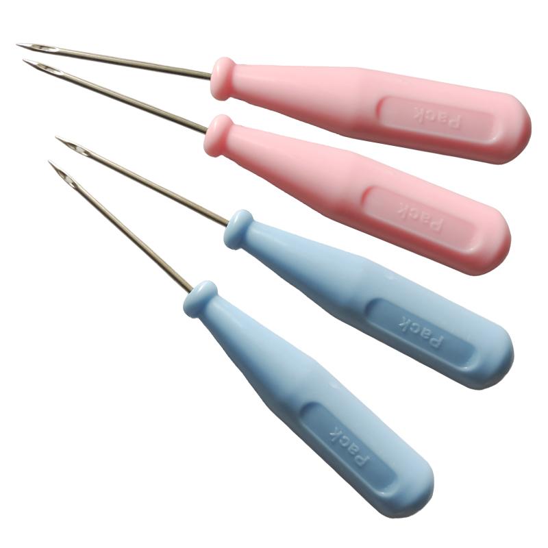 1 Adet Çelik Dikiş Makinesi Dikiş Bız Çantaları Delik Kancası Kendin Yap El Yapımı Deri El Sanatları Aracı