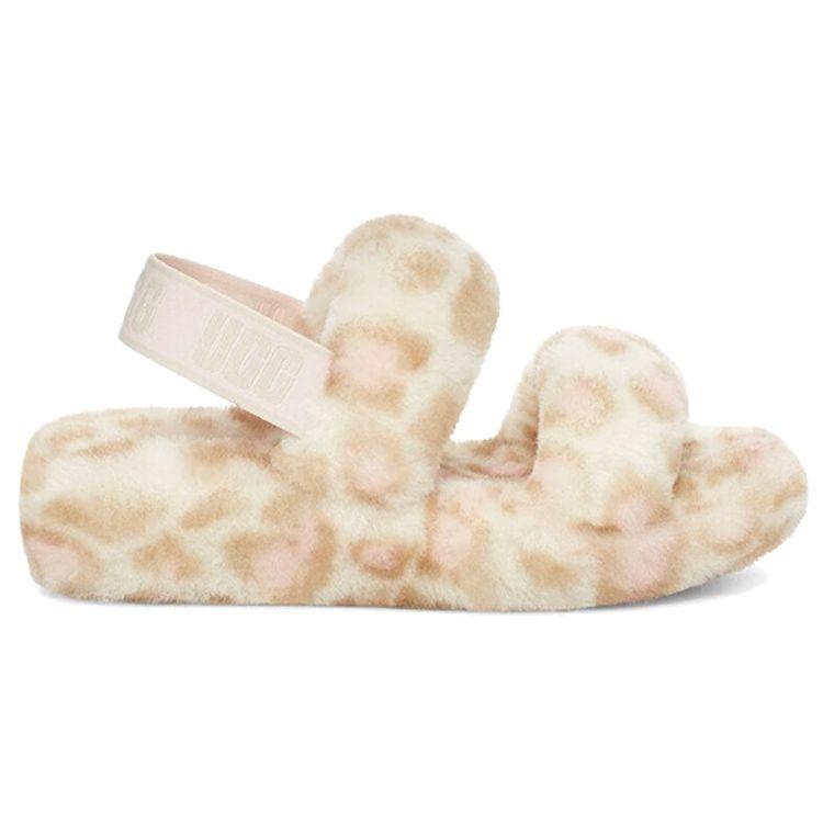 UGG Oh Yeah Plush Sport Sandals Women Sandals White 1120920-WHT