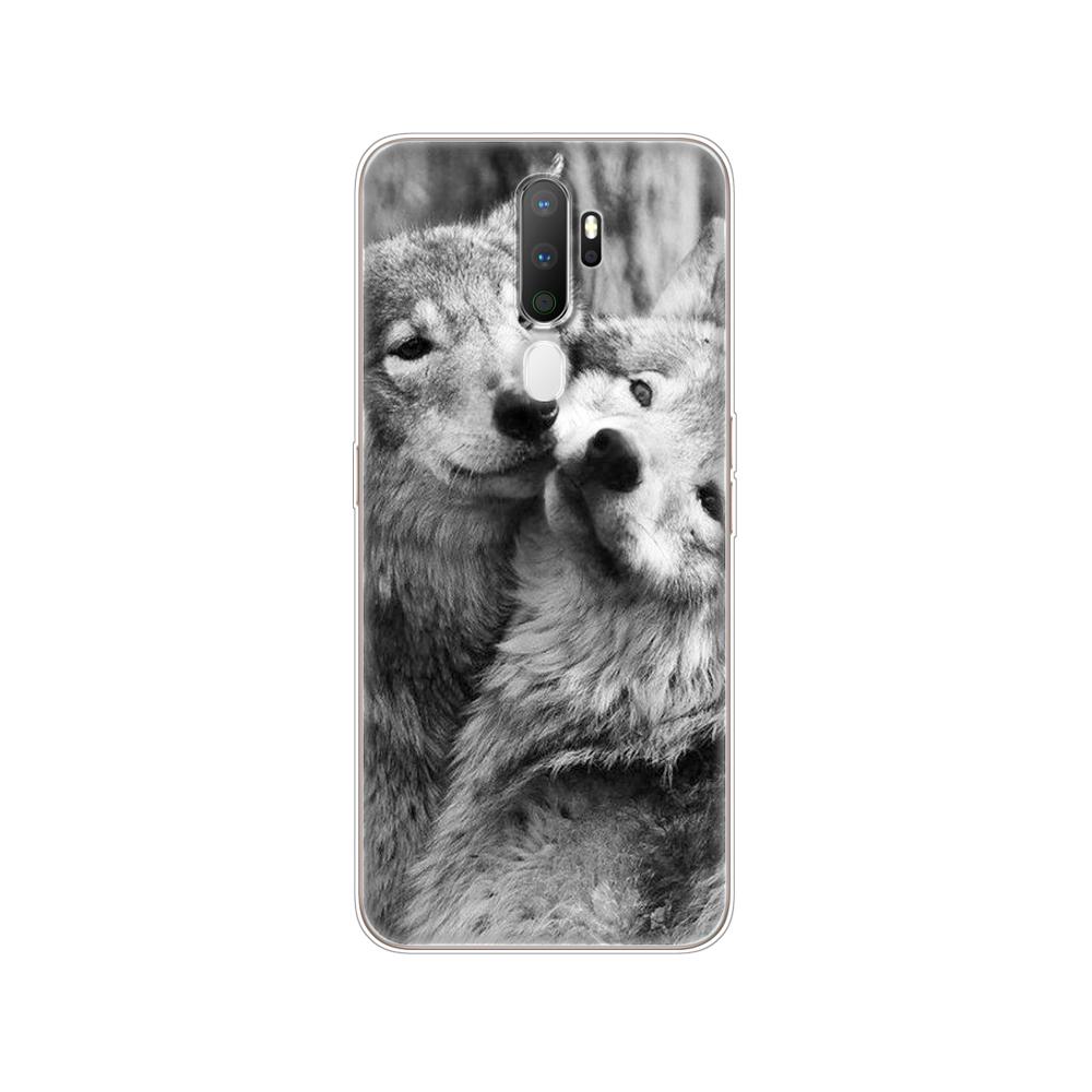 Pouzdro Pro Oppo A9 A5 2020 Pouzdro Měkké TPU Kryt na Zadní Stranu Telefonu Pro OPPOA9 OPPOA5 Coque Silikonové Pouzdro 6.5" Kůže nárazuvzdorná roztomilá