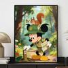 Disney diamond painting handmade diy mosaic Mickey Mouse explorer forest squirrel butterfly rhinestone kit home decoration gift
