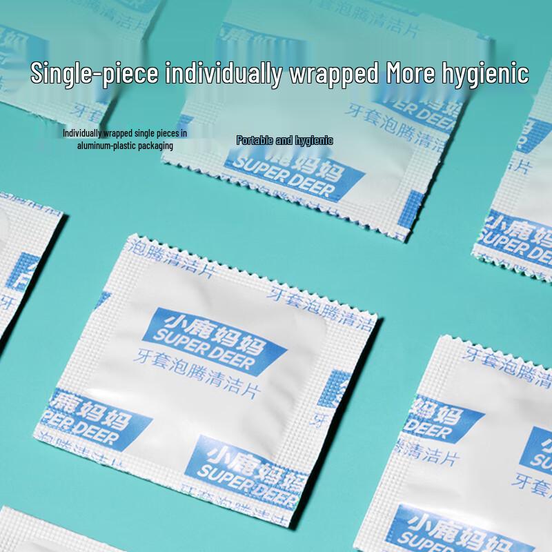 Little Deer Mom 30-Count Denture & Orthodontic Cleaner Tablets