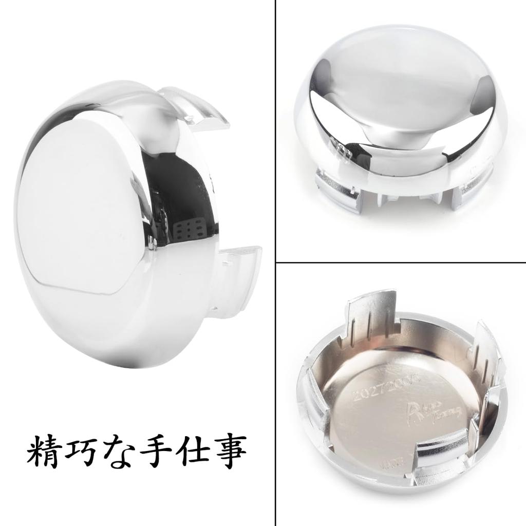 4 Stück Außendurchmesser 57mm Innendurchmesser 52mm Silber ABS Auto Radmitte Nabenkappe