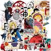 54 Unique Fullmetal Alchemist Waterproof Stickers for Phone and Luggage