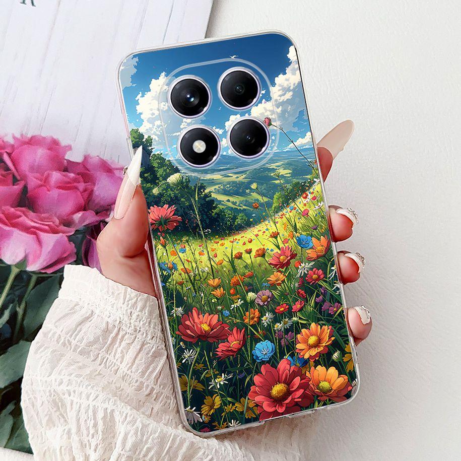 For Xiaomi Redmi Note 14 Pro Plus Case New Popular Flower Marble Soft Silicone Cover For Xiaomi Redmi Note 14 Pro Global Capinha