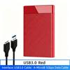 New USB 3.0 Hard Disk Box Tool Free 2.5 Inch External Hard Drive Enclosure Portable Sata Hard Drive Enclosure