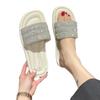 Fairy Style Home Versatile Rhinestone Cool Slippers Female Summer Wear New Fashion Flat Bottom Internet Celebrity One Word