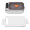 Electric Lunch Box Food Heater USB Rechargeable Food Storage Warmer Container 1000ML Stainless Steel 7 Heating Levels 14000mAh Battery