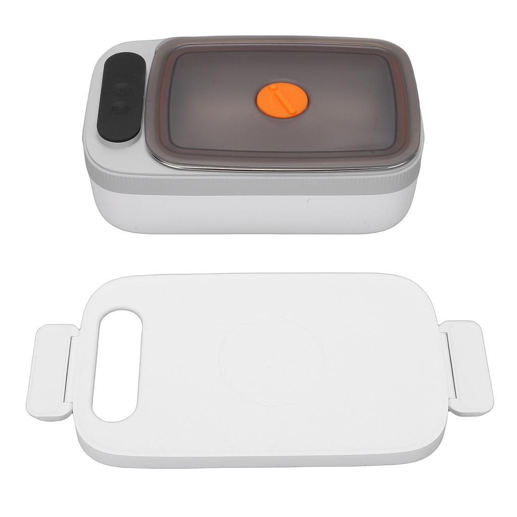 Electric Lunch Box Food Heater USB Rechargeable Food Storage Warmer Container 1000ML Stainless Steel 7 Heating Levels 14000mAh Battery