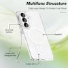 For Samsung Galaxy S26+ Magnetic Case Glitter Powder PC + TPU Phone Cover
