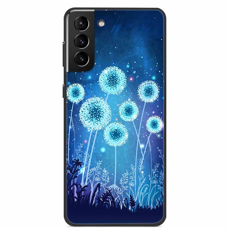 For Samsung S22 Case Wolf Lion Cat Black Silicone Soft Back Cover Case For Samsung Galaxy S21 FE S22 Ultra Phone Case S 22 Funda