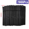 50-3000PCS Multicolor & Black Drinking Straws Cocktail Straw rietjes Milk Tea Bar Party Wedding Kitchen Beverage Straw Wholesale