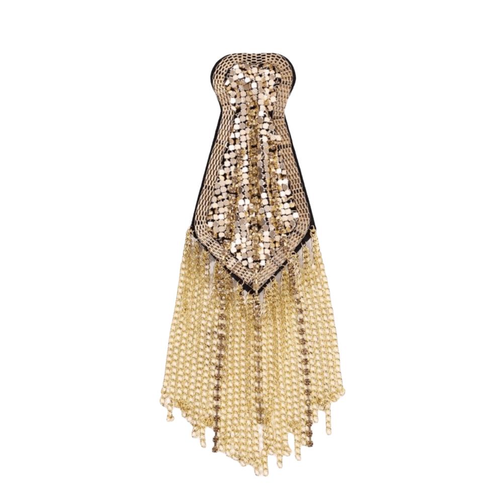 Epaulet Tassel Chain Shoulder Board Punk Epaulette Exquisite Star Shoulder Flash Girl