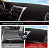 Dashboard Cover Mat for 2013-2018 Nissan Altima Accessories Dash Cover Flannel Dash Mat Sunshade Glare UV Rays Protector
