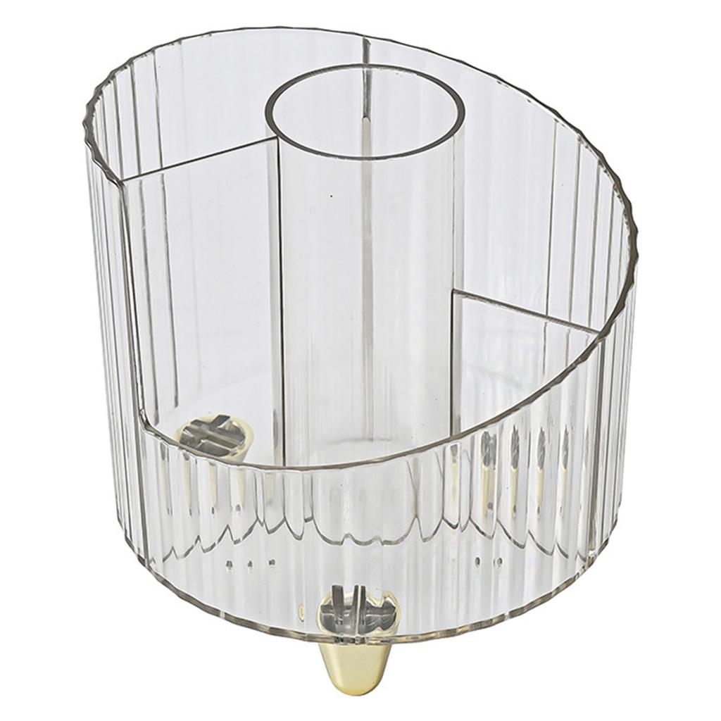 Makeup Brush Holder Case Multi Grids Clear Cosmetic Brushes Storage Box for Pen Lipstick