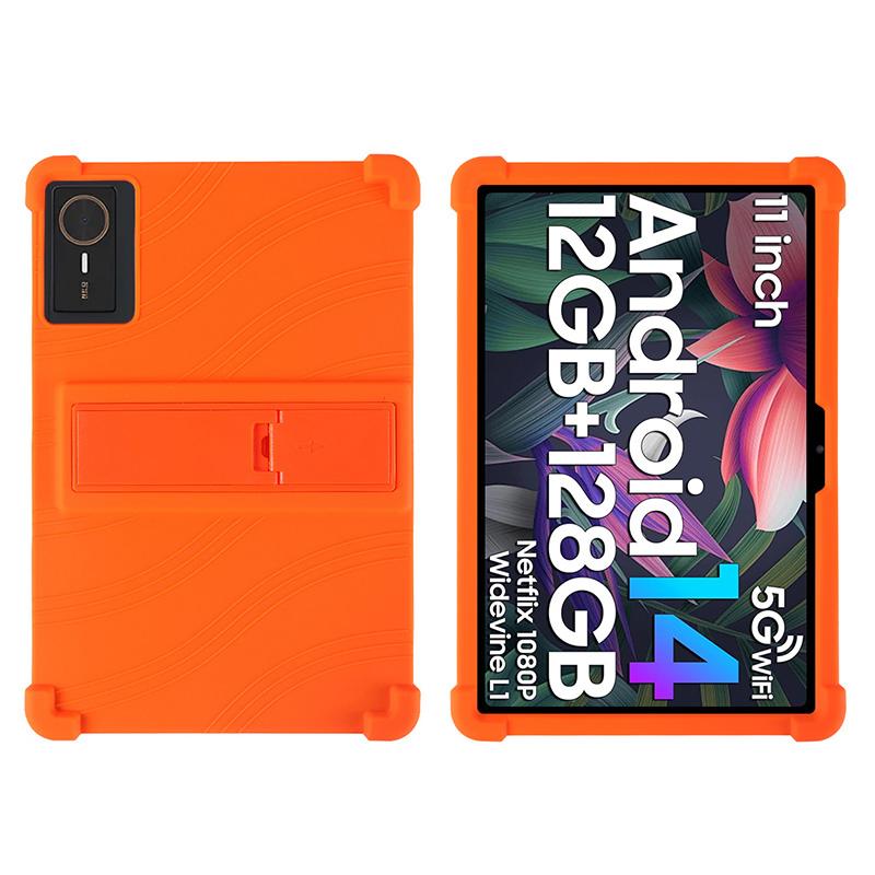 

Для планшета DOOGEE T30E 11 дюймов Силиконовый чехол, doogee t30e Детский Мягкий силиконовый чехол-подставка с регулировкой оранжевый