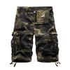 Men's Fashion Camouflage Multi-Pocket Pants Cotton Shorts Overalls Shorts