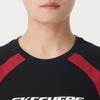 Skechers Fashion Sports Series Comfortable Breathable Casual Short Sleeve T-Shirt Unisex Tops Firecracker-Red P225U126-00GZ