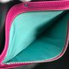 TIFFANY&Co. Logo Bag Tote Bag Shawl Shoulder Bag Leather Pink Based/Black