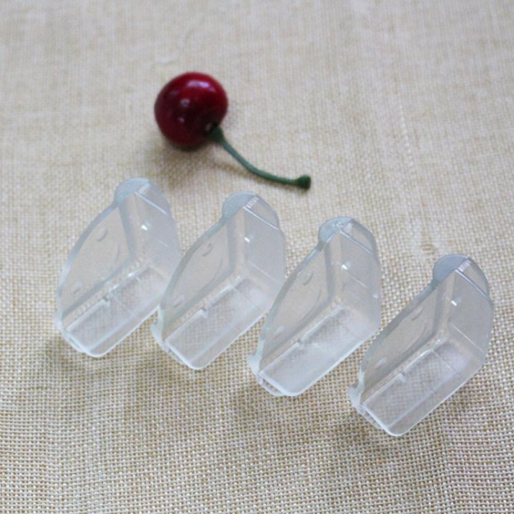 

4Pcs Child Safety Anti-Collision Table Corner Protectors, Soft Shockproof Cushion Design, For Baby Kids Home Furniture Protectio