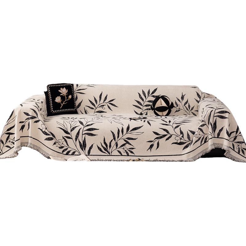 Chenille All-Season Universal Sofa Cover - Anti-Scratch, One-Piece Full Cover Blanket Cushion