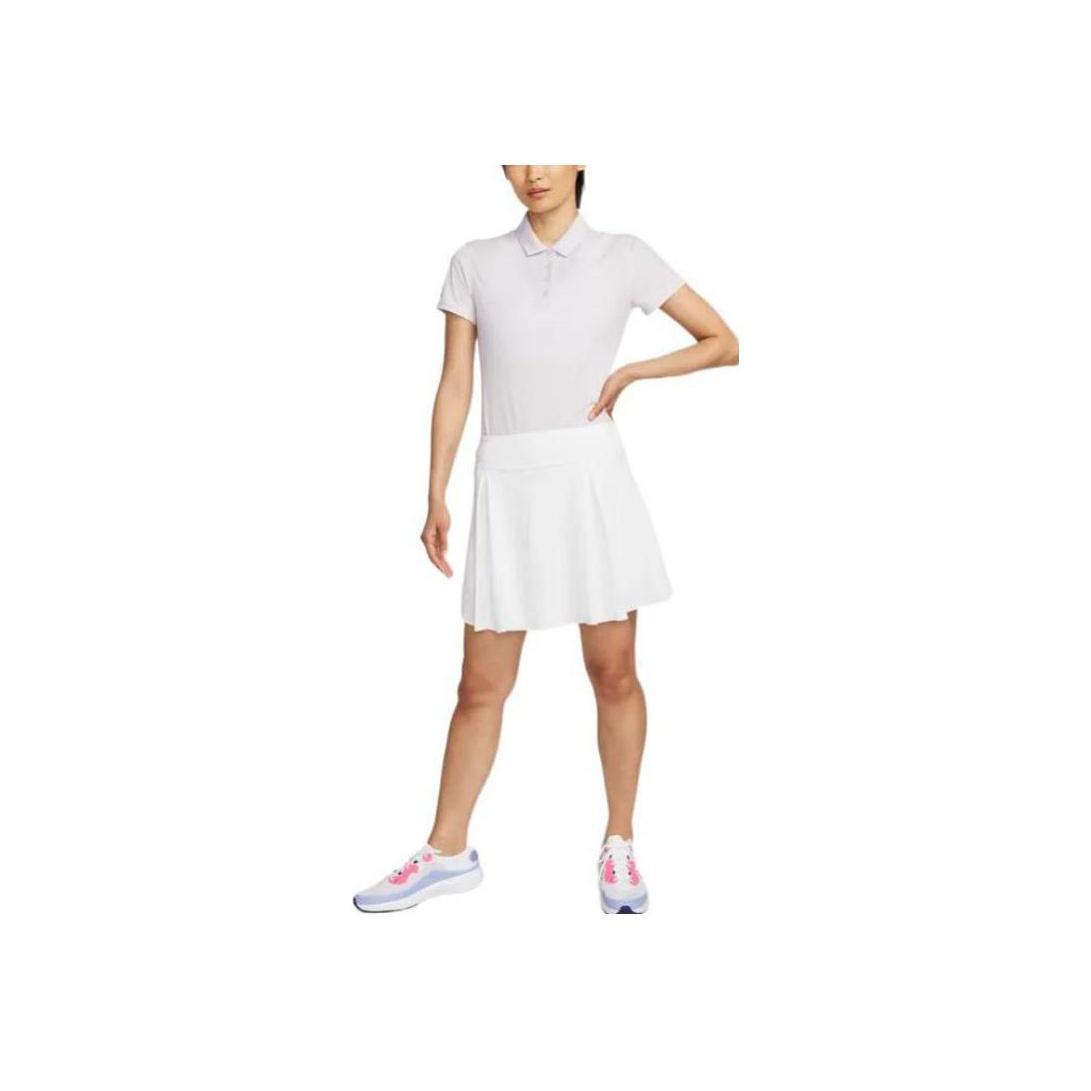 

Nike Dri-Fit Solid Side Pocket Built In Shorts Удобная спортивная повседневная юбка Женские юбки Белые DD0351-100 M