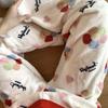 Cartoon Flannel Pajama Pants for Women - Winter Warm Fleece Lounge Pants, Coral Velvet Sleepwear Bottoms for Students, Cozy Home & Outdoor Wear