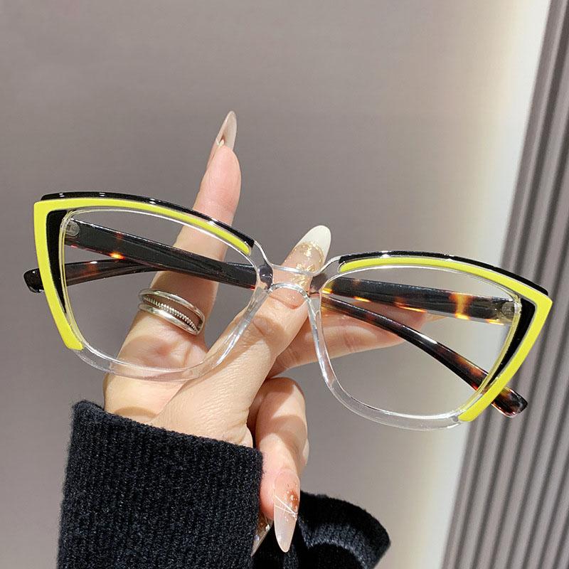 Cat Eye Vintage Reading Eye Glasses Women Myopia Customize Prescription Optical Len Anti Blue Light Frame Presbyopia 1.0 To 4.0